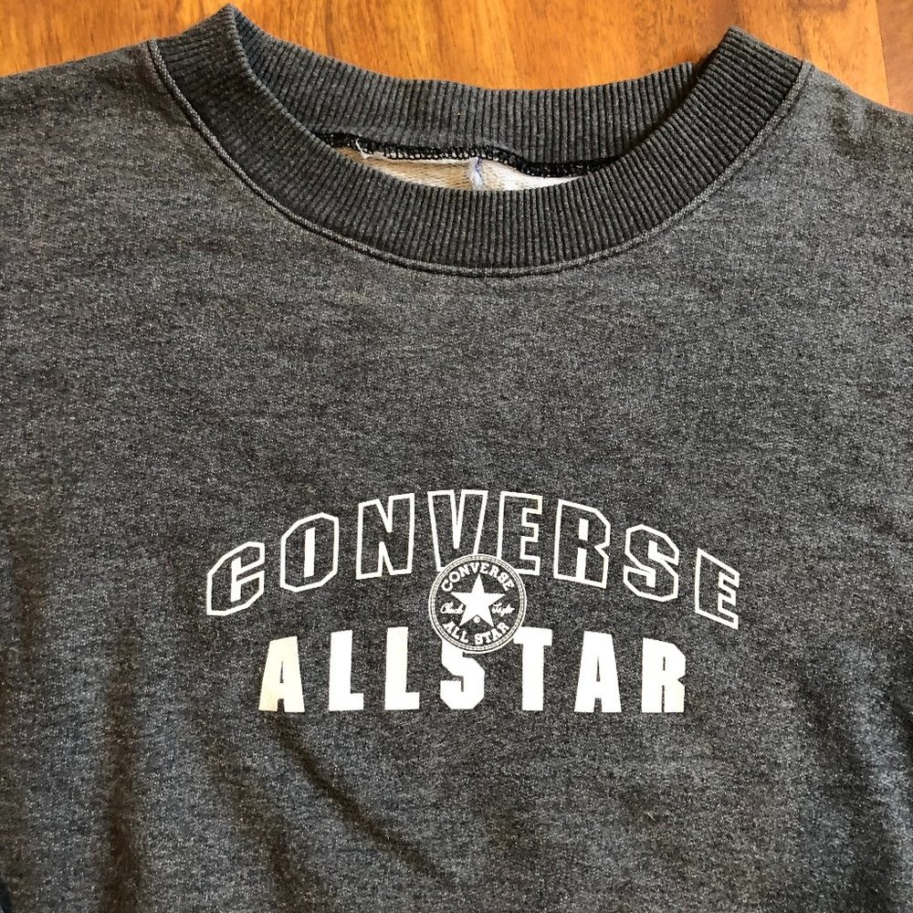 VINTAGE CONVERSE CREWNECK GREY M-L